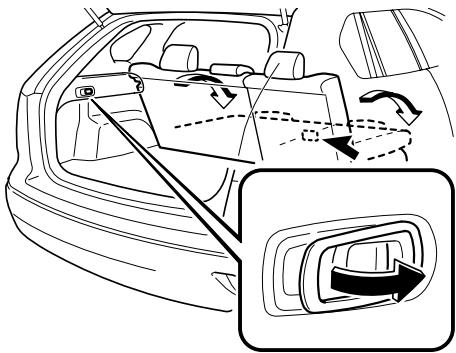 MAZDA CX-5 2011 - Utilisation de la poignée à distance* - 1