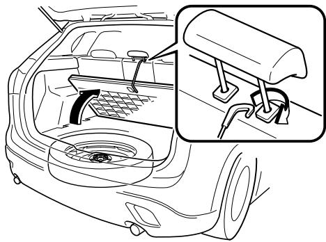 MAZDA CX-5 2011 - Pour retirer le cric - 2