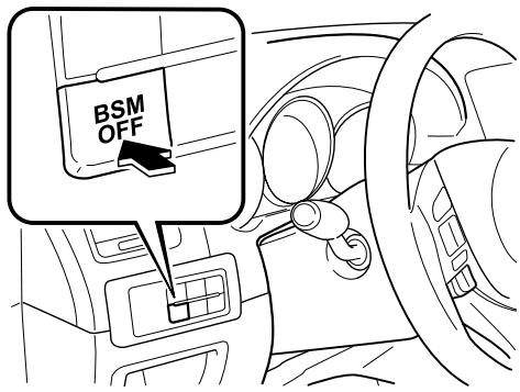 MAZDA CX-5 2011 - Interrupteur BSM OFF - 1