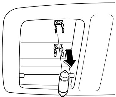 MAZDA CX-5 2011 - Remplacement des ampoules d'éclairages interieurs - 4