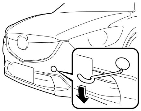 MAZDA CX-5 2011 - Crochets d'immobilisation - 1