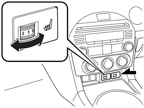 MAZDA MX-5 2012 - Chauffage de siege* - 1