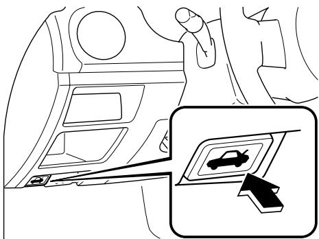 MAZDA MX-5 2012 - Ouverture du couvercle du coffre à l'aide du bouton de déverrouillage à distance - 1