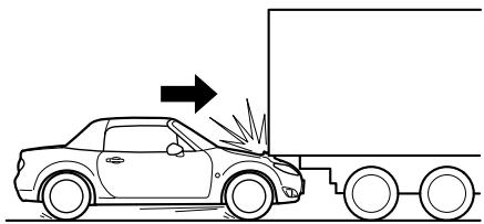 MAZDA MX-5 2012 - Limites à la détéction des collisions frontale/semi-frontale: - 3