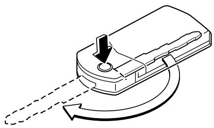 MAZDA MX-5 2012 - Méthode d'extension/escamotage de la clé (Clé de type escamtable) - 1