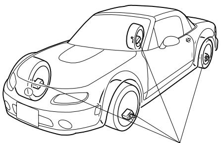 MAZDA MX-5 2012 - Système de surveillance de pression des pneus* - 1