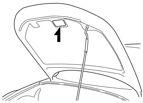 MAZDA MX-5 2012 - Etiquette d'informations du système antipollution du vehicule - 1