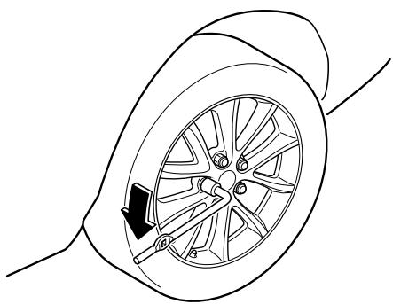 MAZDA MX-5 2012 - Retrait de la roue - 1