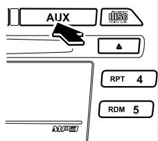 MAZDA MX-5 2012 - Pour écouter un apparéil audio portable - 1