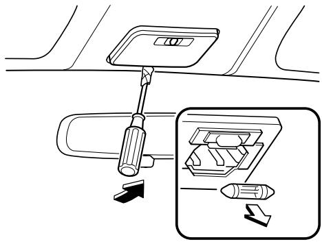 MAZDA MX-5 2012 - Eclairage au pavillon - 1