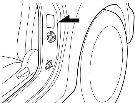 MAZDA MX-5 2012 - Etiquette des normes de sécurité automobile - 1