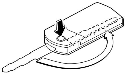 MAZDA MX-5 2012 - Méthode d'extension/escamotage de la clé (Clé de type escamtable) - 2