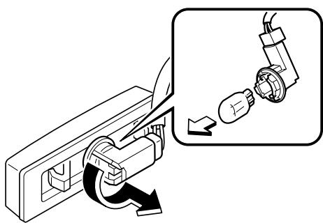 MAZDA MX-5 2012 - Feux de plaque d'immatriculation - 2