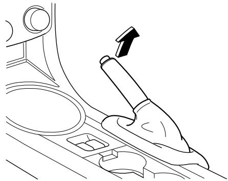 MAZDA MX-5 2012 - Application du frein de stationnement - 1