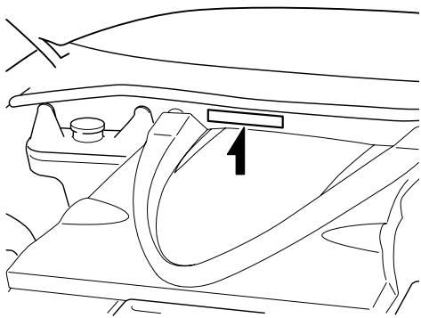 MAZDA RX-8 2011 - Numéro du châtessis - 1