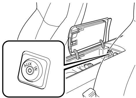 MAZDA RX-8 2011 - Mode AUX (entree auxiliaire) - 1