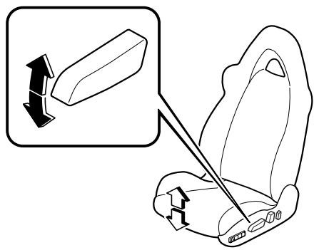 MAZDA RX-8 2011 - Réglage de la hauteur - 1