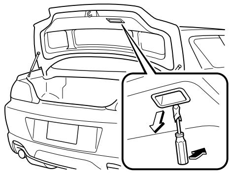 MAZDA RX-8 2011 - Feu de freinage auxiliaire - 1