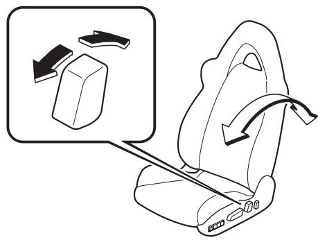 MAZDA RX-8 2011 - Toujours s'asseoir correctement dans le siège de passager avant avec le dossier de siège bien droit et les pieds posés à plat sur le sol: - 1