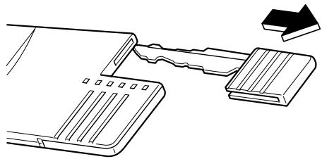MAZDA RX-8 2011 - Retrait de la clé auxiliaire - 1