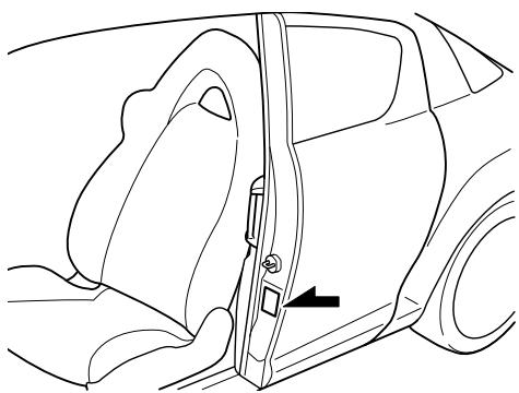 MAZDA RX-8 2011 - Etiquette des normes de sécurité automobile - 1