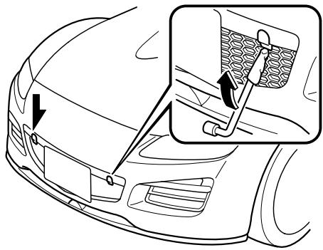 MAZDA RX-8 2011 - Crochets d'immobilisation - 1