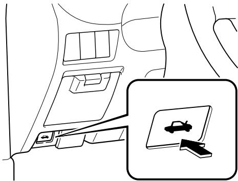 MAZDA RX-8 2011 - Ouverture du couvercle du coffre à l'aide du bouton de déverrouillage à distance - 1