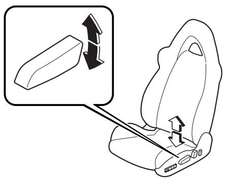 MAZDA RX-8 2011 - Réglage de la hauteur - 2