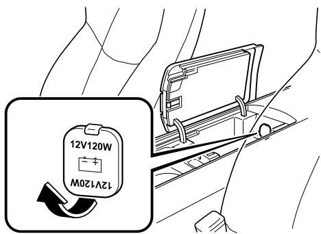 MAZDA RX-8 2011 - Prise des accessoires - 1
