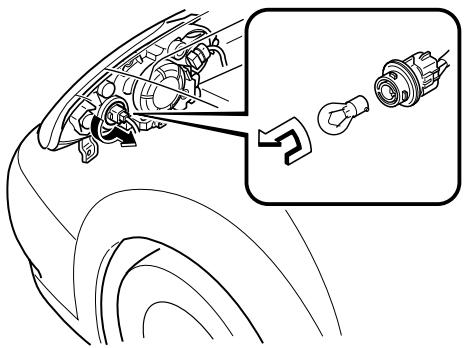 MAZDA RX-8 2011 - Clignotants avant/Feux de stationnement - 3