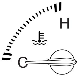MAZDA RX-8 2011 - Jauge de température du liquide de refroidissement du moteur - 1