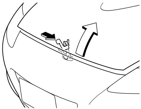 MAZDA RX-8 2011 - Ouvrir le capot - 2