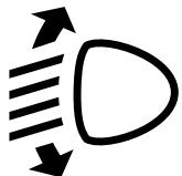 MAZDA RX-8 2011 - Témoin d'anomalie du réglage automatique du niveau des phares - 1