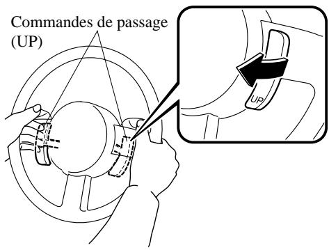 MAZDA RX-8 2011 - Passage manuel au rapport supérieur - 2