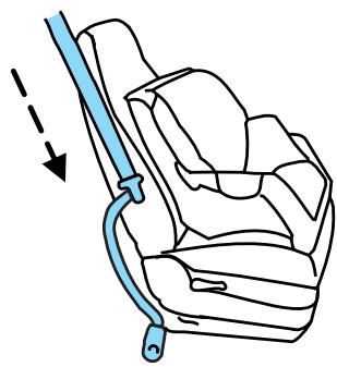 MAZDA TRIBUTE 2010 - Les appuis-tête des sièges arrêtè doivent être reliés lorsqu'un siège d'enfant est fixé au moyen de la patte d'ancrage supérieure. - 3