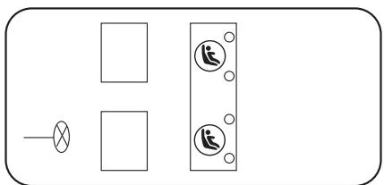 MAZDA TRIBUTE 2010 - Ancrage des sièges d'enfant au moyen du système LATCH (points d'ancrage inférieurs et sangle d'ancrage pour siège d'enfant) - 1