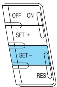 MAZDA TRIBUTE 2010 - Réduction de la vitesse avec le programmeur de vitesse en fonction - 1