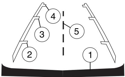 MAZDA TRIBUTE 2010 - SYSTÉME DE CAMÉRA DE MARCHE ARRÊRÈRE (SELEN L'ÉQUIPEMENT) - 2