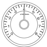 MAZDA TRIBUTE 2010 - Indicateur de température du liquide de refroidissement : - 3