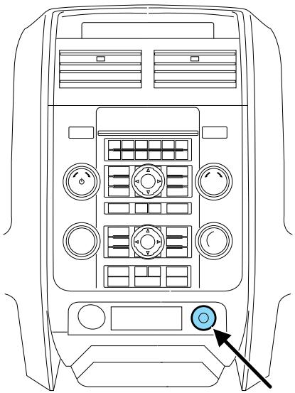 MAZDA TRIBUTE 2010 - Prise d'entrée auxiliaire (mode audio auxiliaire) - 2