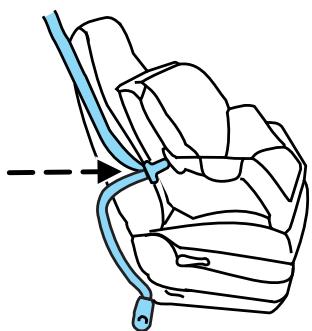 MAZDA TRIBUTE 2010 - Les appuis-tête des sièges arrêtè doivent être reliés lorsqu'un siège d'enfant est fixé au moyen de la patte d'ancrage supérieure. - 4