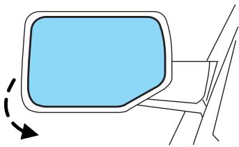 MAZDA TRIBUTE 2010 - Rétroviseurs repliables - 1