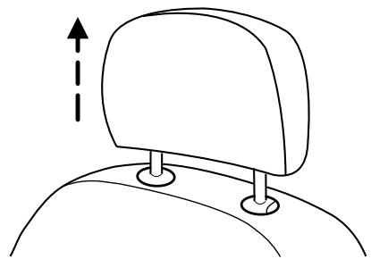 MAZDA TRIBUTE 2010 - Appuie-tete réglibes de deuxième rangée - 3