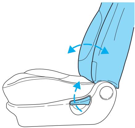 MAZDA TRIBUTE 2010 - Réglage du siècle avant à réglage manuel (selon l'équipement) - 2