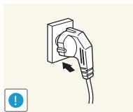 SAMSUNG T27D590CX - Avertissement - 4