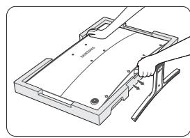 SAMSUNG T27D590CX - Préparation avant l'installation d'un dispositif de fixation murale/support de bureau - 2