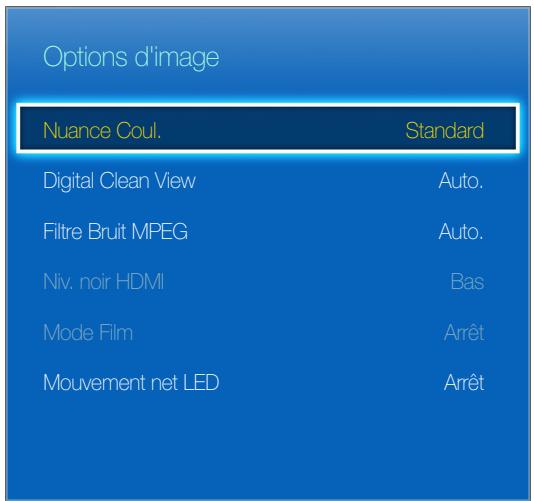SAMSUNG T27D590CX - Options d'image - 1