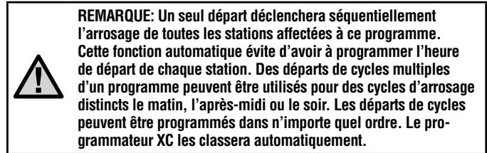 HUNTER XC - Suppression d'un départ de cycle programme - 5
