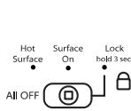 BAUKNECHT G9CE3675 - Y a-t-il des témoins lumineux sur la table de cuisson qui s'allument et s'éteignent par intermittence? - 6