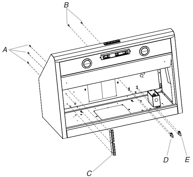 BAUKNECHT UXB1200DY  - INSTALLATION INSTRUCTION - INSTRUCTIONS D'INSTALLATION - 1